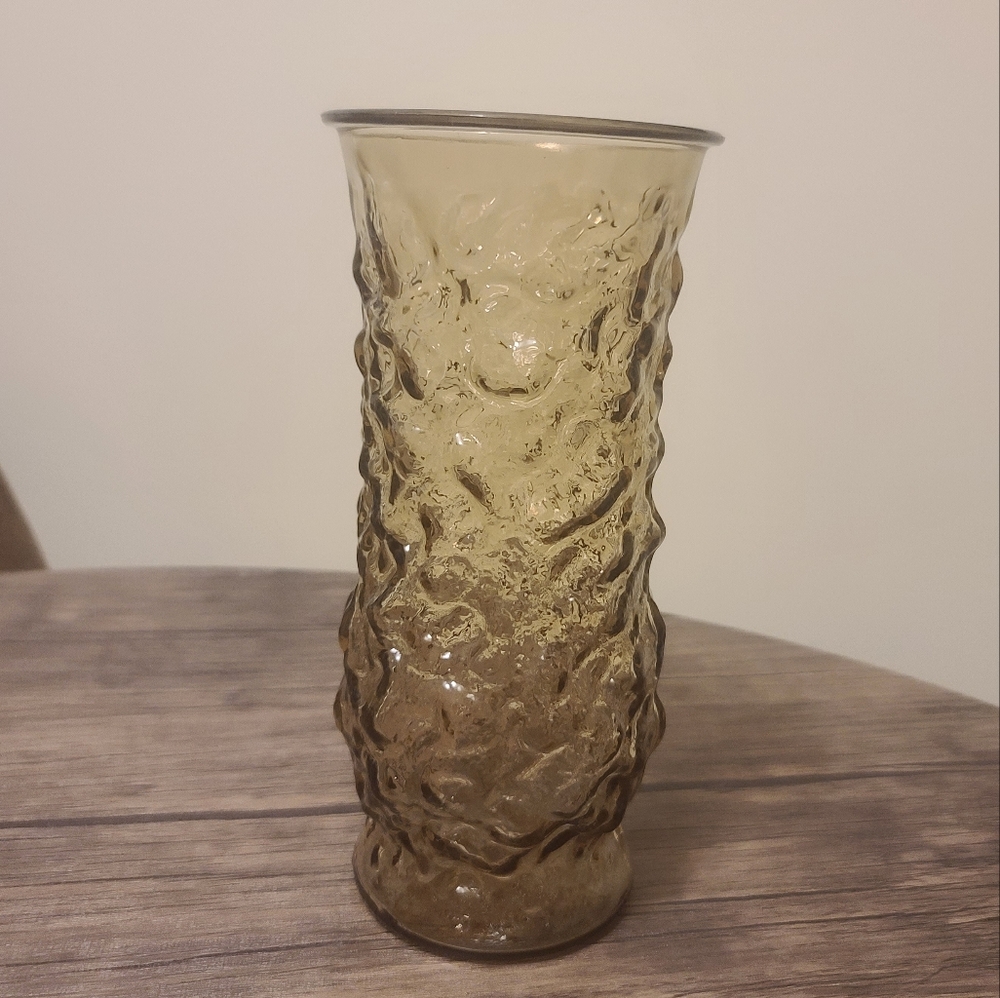 Vintage crinkle vase